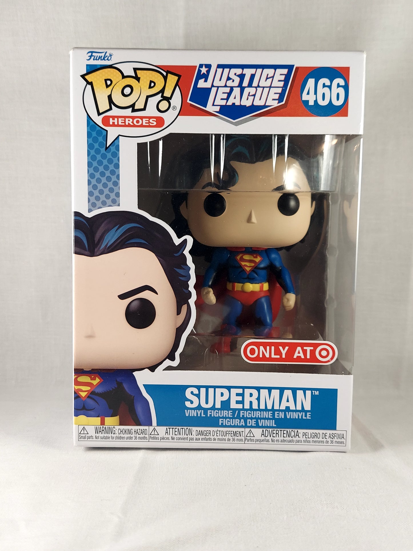 Funko Pop! Heroes: Justice League - Superman (Targe Exclusive)