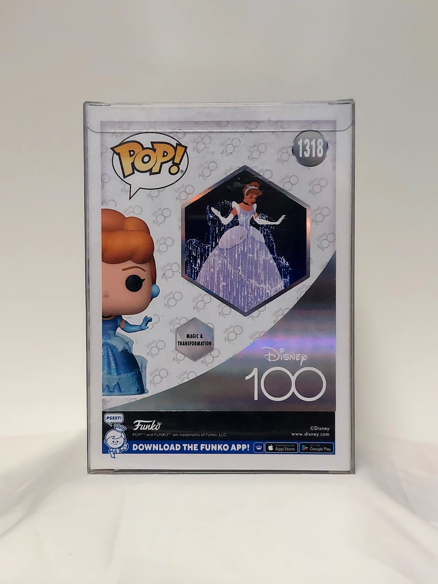 Funko Pop! Disney 100: Cinderella Diamond Glitter (B&N Exclusive) w/protector