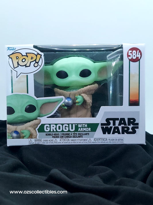 Funko Pop! Star Wars: The Book of Boba Fett - Grogu with Armor