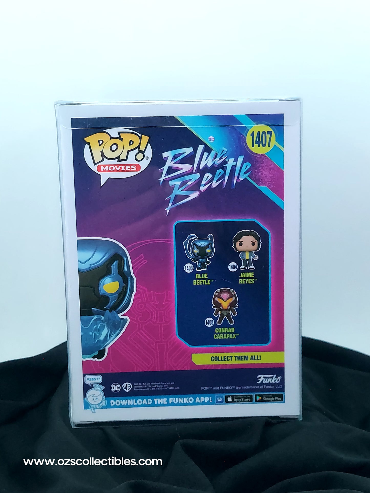 Funko Pop! Movies: Blue Beetle - Blue Beetle, Glows In The Dark (Target Exclusive)