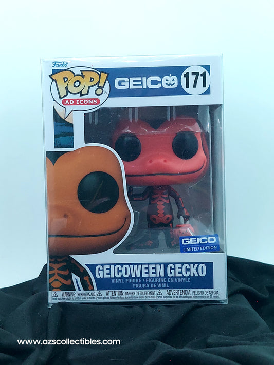 Funko Pop! Ad Icons: Geico - Geicoween Gecko (Geico Limited Edition)