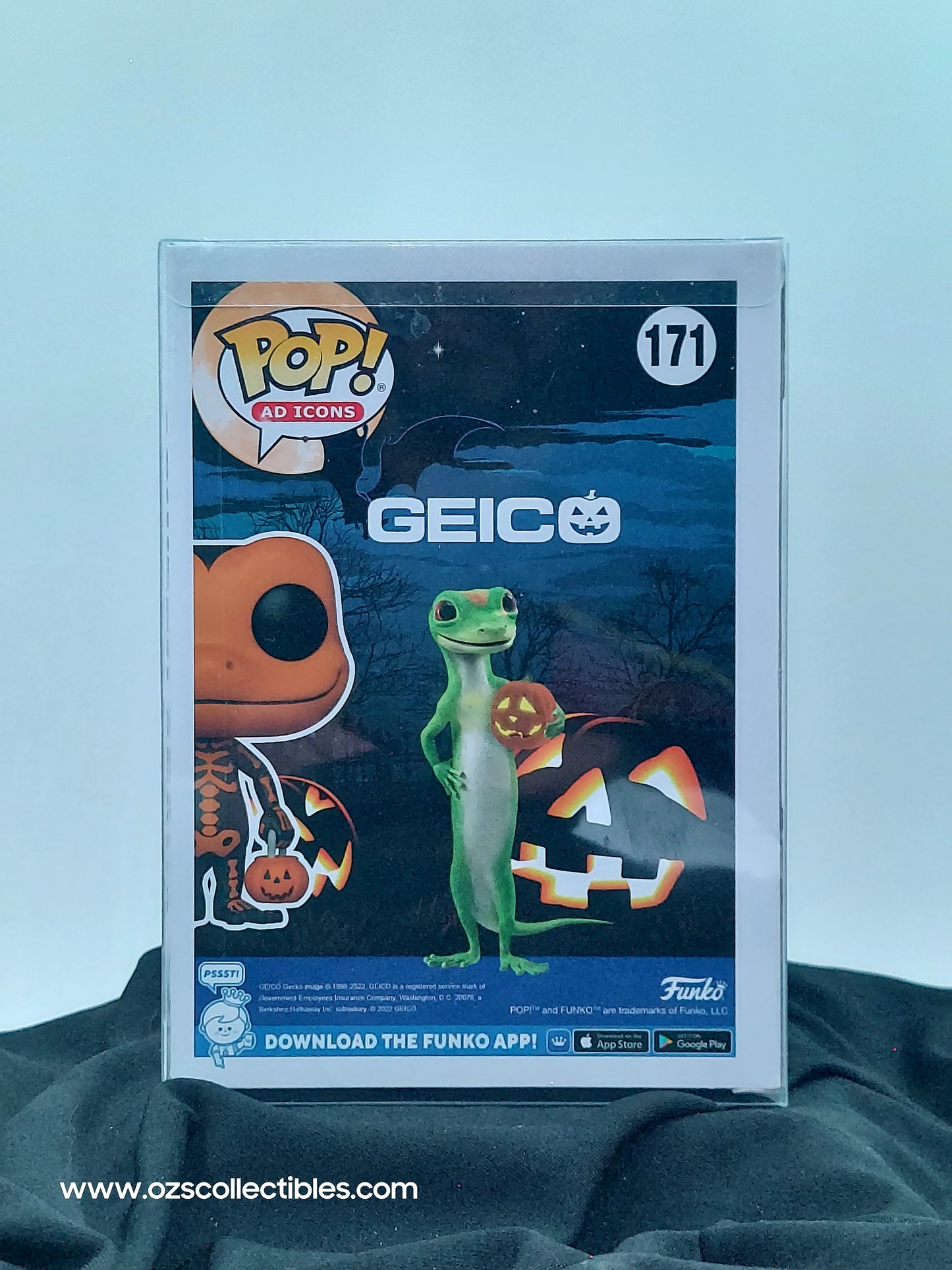 Funko Pop! Ad Icons: Geico - Geicoween Gecko (Geico Limited Edition)