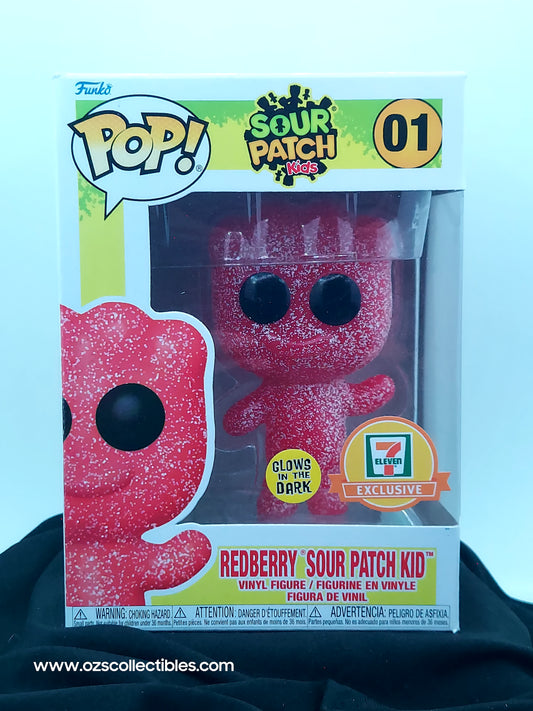 Funko Pop! Sour Patch Kids: Redberry "Sour Patch Kid"  Glow in the Dark (7-Eleven Exclusive)