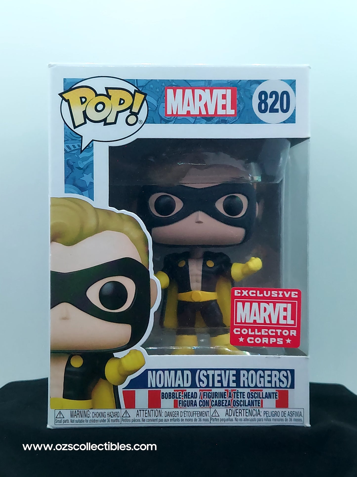 Funko Pop! Marvel: Nomad (Steve Rogers) (Exclusive Marvel Collector Corps)