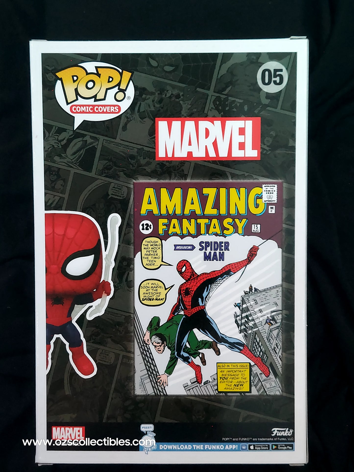 Funko Pop! Comic Covers: Marvel Amazin Spidersman - Spider-Man