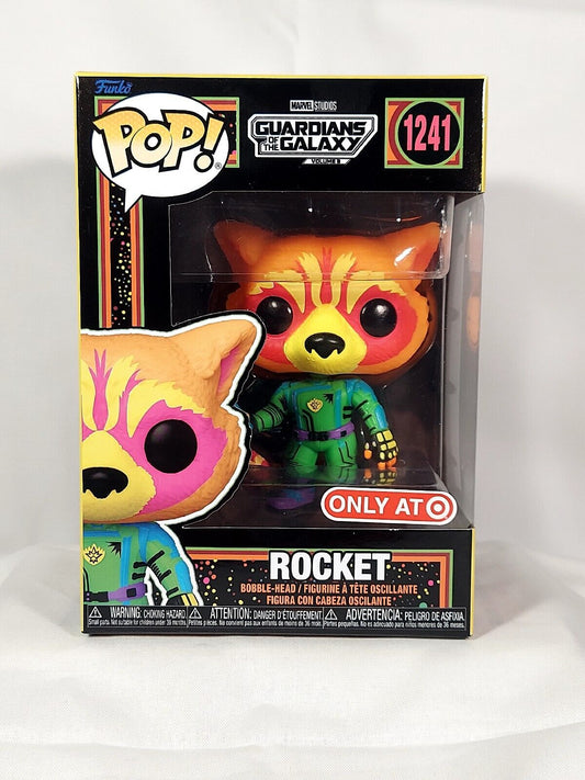 Funko Pop! Marvel Rocket Black Light, Guardians of the Galaxy (Target Exclusive)